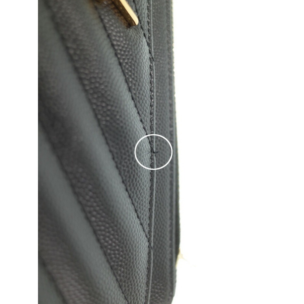 Saint Laurent Paris YSL Logo Bill Pouch Clutch Bag - Picture 9 of 9